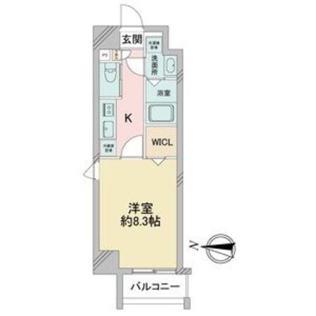 堀田駅 徒歩7分 6階の物件間取画像